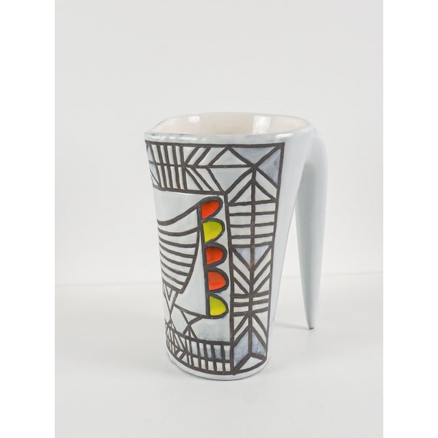 Dove Grey Ceramic Pitcher by Roger Capron, 1950s For Sale - Image 11 of 11