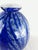 Vintage Cobalt Blue Murano Glass Bowl with Abstract Animal Pattern, 1980s For Sale - Image 13 of 14
