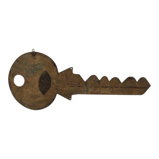 Painted Tole Mercantile Key Display For Sale