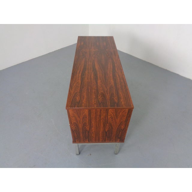 Small Laminated Sideboard in Rosewood Finish from Waiko, Germany, 1970s For Sale - Image 12 of 17