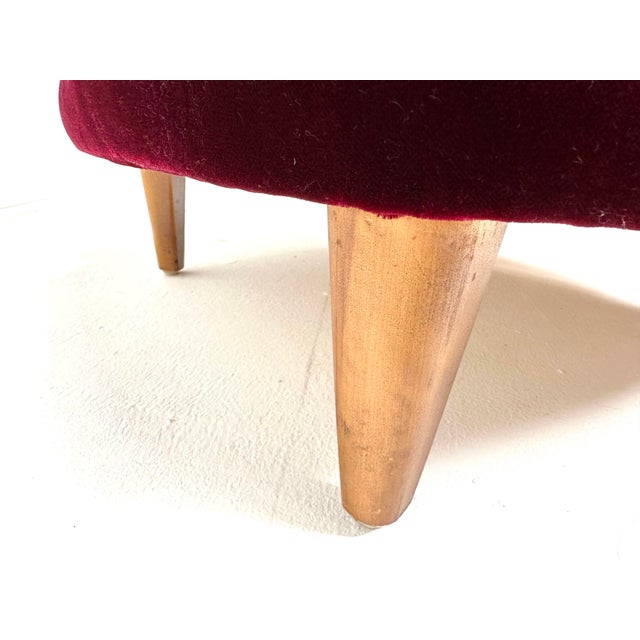 Red Pair of 1940's Swedish Lounge Chairs For Sale - Image 8 of 10