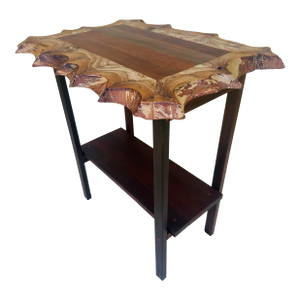 Hand Crafted Outdoor Table, Made From Rare Woods