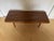 Wood Vintage Mid Century Modern Yugoslavian Beech Wood Slat Coffee Table Bench MCM For Sale - Image 7 of 12