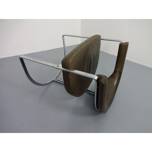 Model 6911 Armchair in Leather by Horst Brüning for Kill International, Germany, 1968 For Sale - Image 9 of 15