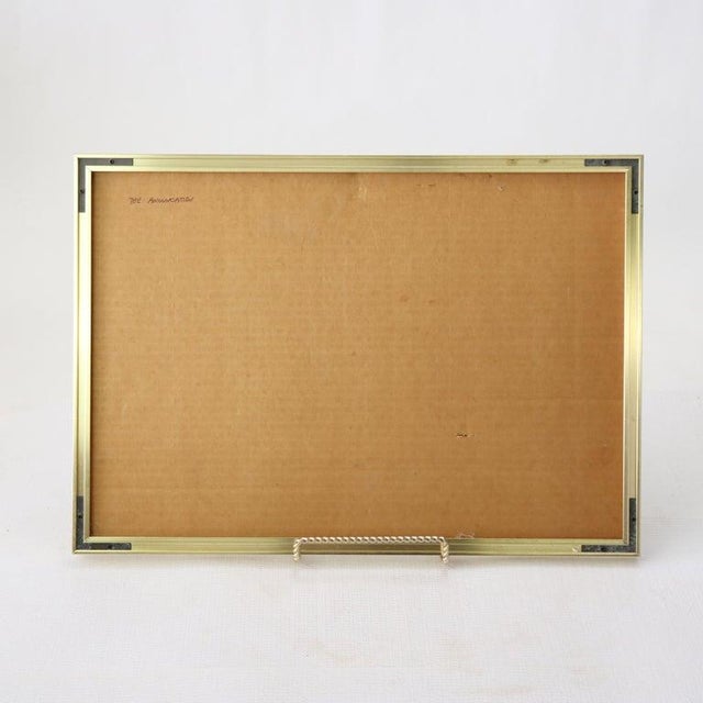 Vintage Surrealist Colored Pencil Drawing “The Annunciation" by Guenther C1966 For Sale - Image 10 of 10