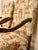 Antique Louis XIII Style Brown Walnut Tiger and Elephant Tapestry Armchairs - A Pair For Sale - Image 4 of 16