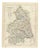 Antique Hobson Fox Hunting Map of Northumberland with Tynedale Hunt, 1870 For Sale