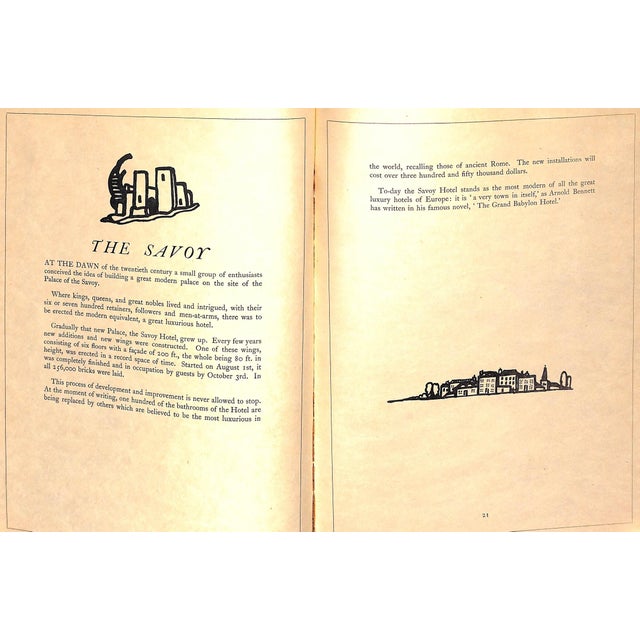 1920s "The Savoy London" 1923 Cecil, Hugh For Sale - Image 5 of 12