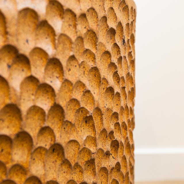 Earthgender 1970s XL Stoneware Thumbprint Planter by David Cressey & Robert Maxwell for Earthgender For Sale - Image 4 of 14