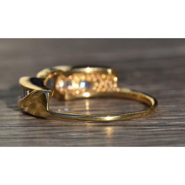 The Maury: Ladies 14K Diamond Sleeve Style Band For Sale In Philadelphia - Image 6 of 11