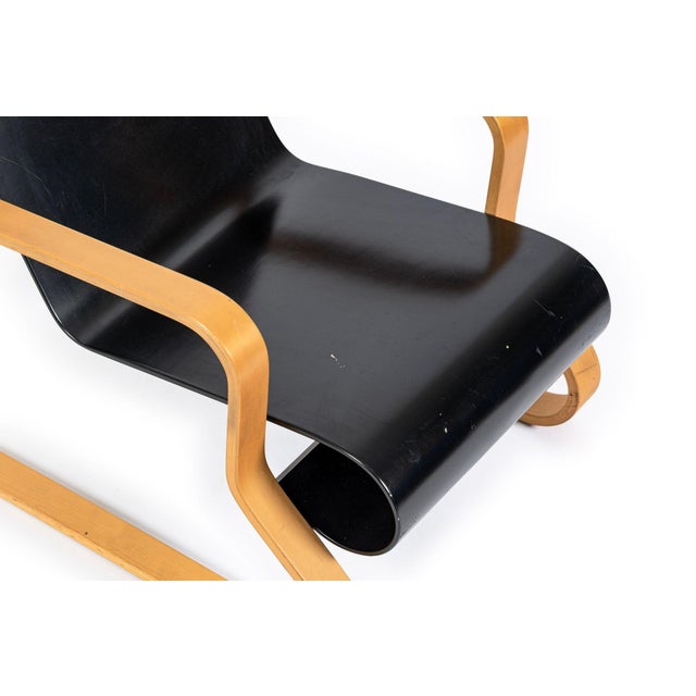 Vintage Paimio #41 Plywood Armchair by Alvar Aalto for Artek For Sale - Image 12 of 14