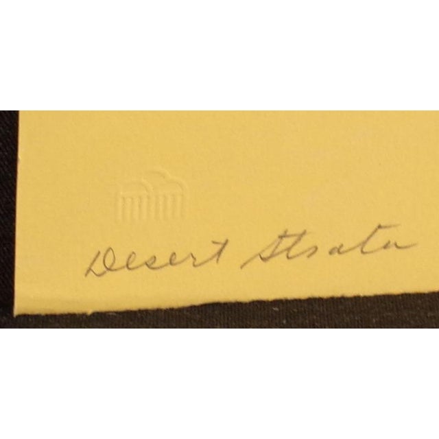 James Conaway "Desert Strata" Signed & Numbered Lithograph Art Print, Western For Sale - Image 4 of 5