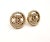 Contemporary Chanel Gold CC Mini Pearl Round Piercing Earrings, A Pair For Sale - Image 3 of 4