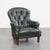 Chesterfield Chair in Green Cowhide For Sale - Image 14 of 14