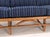 1970s Striped Blue Upholstery Bamboo Frame Mid Century Modern Sofa MINT! For Sale - Image 13 of 17