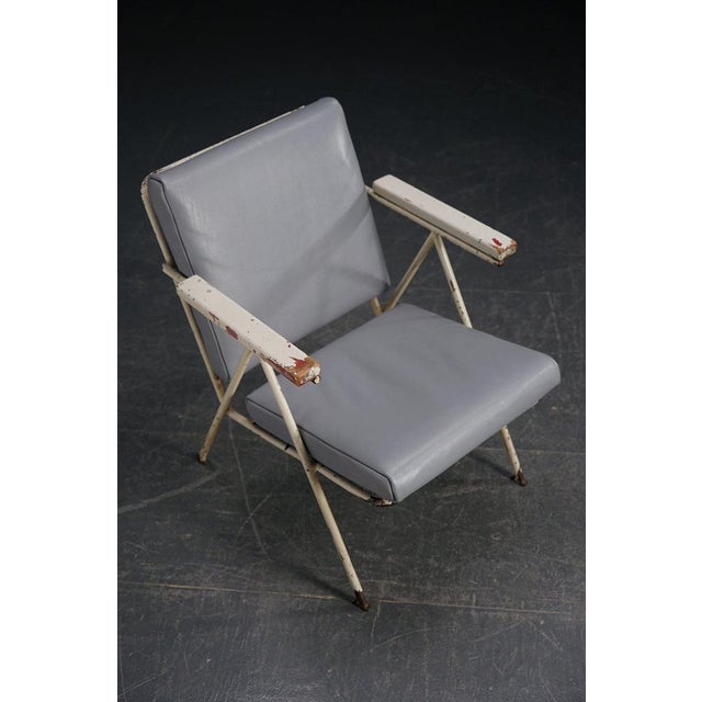 Metal Amersfoortse Armchair by Rietveld For Sale - Image 7 of 18