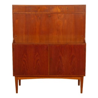 Vintage Teak Bar Cabinet by H. P. Hansen, 1960s For Sale