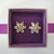 Contemporary Opal, Diamond and Prasiolite Flower Earrings in 14ct Yellow Gold - Fei Liu, Pair For Sale - Image 3 of 5