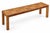Long console/sofa table with a parquet wood inlay top in a squared checkerboard pattern - Measures approximately 83in long...
