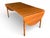 Vintage Danish Modern Teak Dining Table With Carved Tapered Legs For Sale - Image 14 of 18