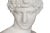Stone Grand Tour 19th Century Marble Bust of Antinous as Hermes by Filli Pugi For Sale - Image 7 of 12