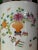 Antique 19th Century Chinese Famille Rose Porcelain Brush Pot Decorated With Flowers and Altar Fruit For Sale - Image 4 of 13