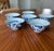 These six handcrafted, hand-painted, antique porcelain bowls will make a gorgeous display spanned across a high shelf....