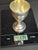 Vintage Israeli Sterling Silver Kiddush Cup Grape Cluster Goblet Gold Wash 114g For Sale - Image 14 of 15