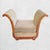 Monumental Vintage Hollywood Regency Neoclassical Curule Style Oversized Velvet Accent Chair / Bench Chair For Sale In West Palm - Image 6 of 14