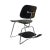 A Black Mid-Century Modern Eames Dcm Chairs For Sale In Charlotte - Image 6 of 10