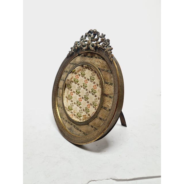 Bronze and Glass Rococo Frame, France, 1890s, in Good conditions. Designed before 1890