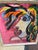 Peter Keil 1970s Peter Keil Abstract Painting “Mick Jagger” For Sale - Image 4 of 6