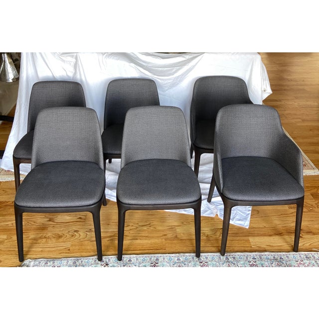 Contemporary Poliform Marble Dining Set For Sale - Image 3 of 12
