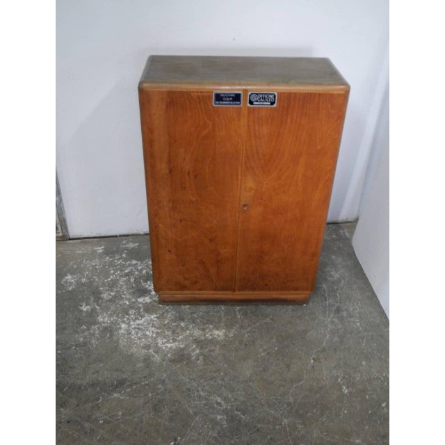 Vintage Laboratory Cabinet in Wood, 1950 For Sale - Image 3 of 14