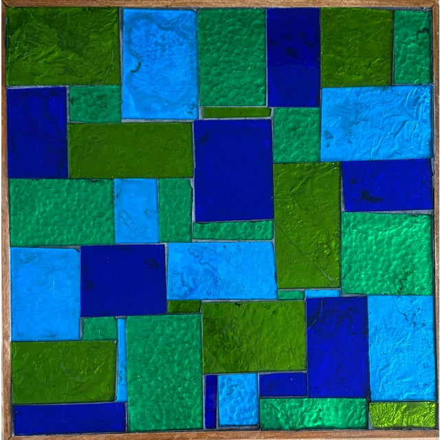 Mid Century Georges Briard Mosiac Glass Side Table For Sale In Austin - Image 6 of 12