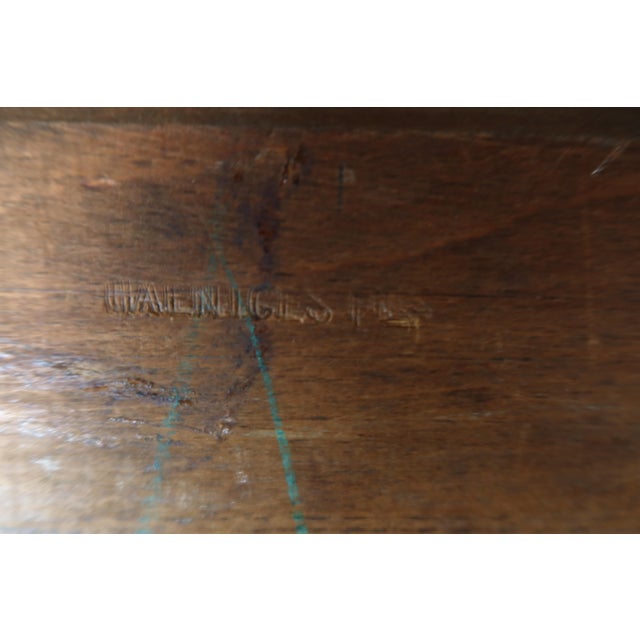 Wood Large Walnut Frame from Haentges For Sale - Image 7 of 8