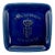 Vintage Parco Dei Principi Sorrento Hotel Ashtray Dish Italy Blue Ceramic For Sale