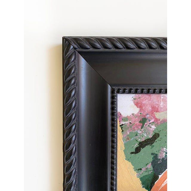 "Spring Fling" 2026 Mini Painting With Vintage Frame by Jessalin Beutler For Sale - Image 4 of 4