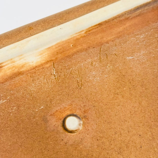 Kazuo Takiguchi Pottery Square Plate For Sale - Image 12 of 12