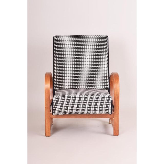 Thonet Art Deco Walnut Lounge Chairs attributed to Thonet, Germany, 1930s, Set of 2 For Sale - Image 4 of 11