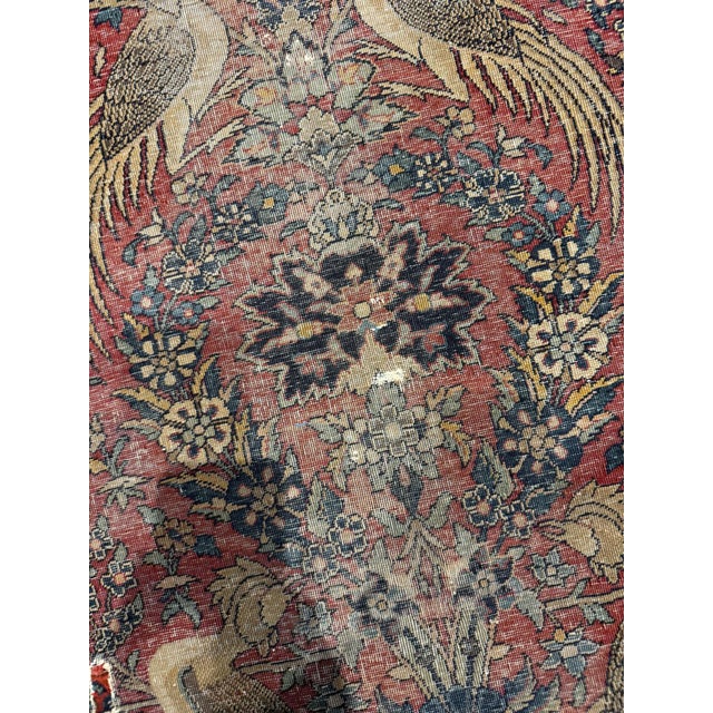Early 20th Century Antique Kashan Rug 3'3'' x 5' For Sale - Image 5 of 6
