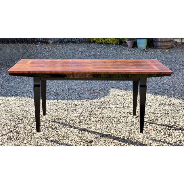 Mid-Century French Rosewood Dining Table For Sale - Image 13 of 16