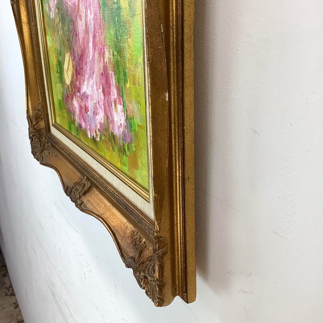 Vintage Impressionist Oil Painting by Karin Schaefers For Sale - Image 11 of 12