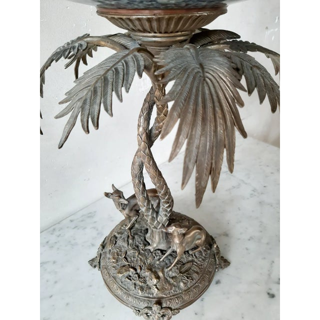 Whippets Centerpiece After PJ Mennes with Villeroy & Boch Plate from Elkington & Co For Sale - Image 6 of 11