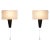 Abstract Wall Sconces in Acrylic and Metal, 1950s For Sale - Image 9 of 9