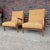 Modern Jens Risom Oversized Walnut Lounge Chairs Fully Restored For Sale - Image 3 of 9