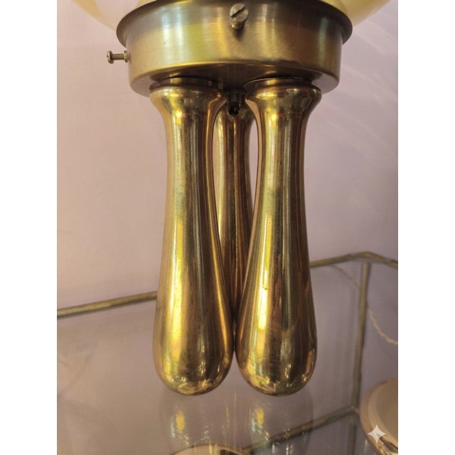 Large Swirl Murano Glass Table Lamp, 1970s For Sale - Image 4 of 6