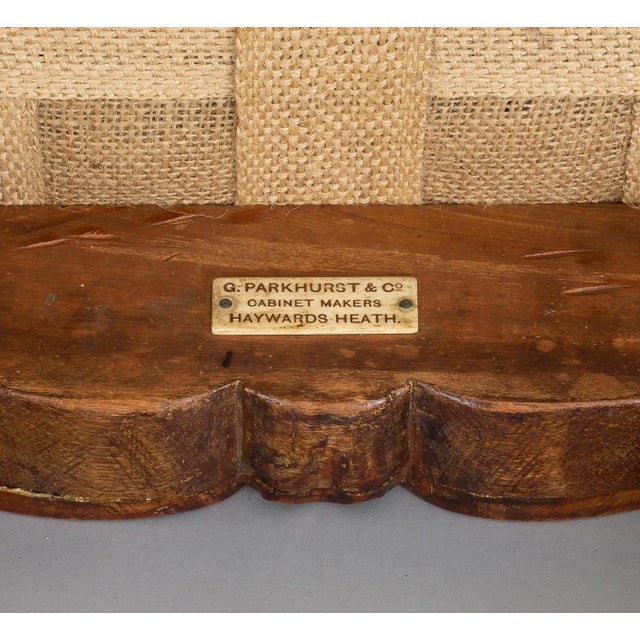 Textile Antique English Bird's Eye Maple Stool For Sale - Image 7 of 10