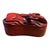 Mid 20th Century Lidded Bull Box With Cinnabar Tone Finish; Desk Box; Trinket Box For Sale In Nashville - Image 6 of 10