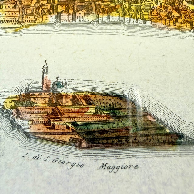 Hand-Colored Etching, the Venetian Lagoon, Italy – Framed For Sale In Philadelphia - Image 6 of 15